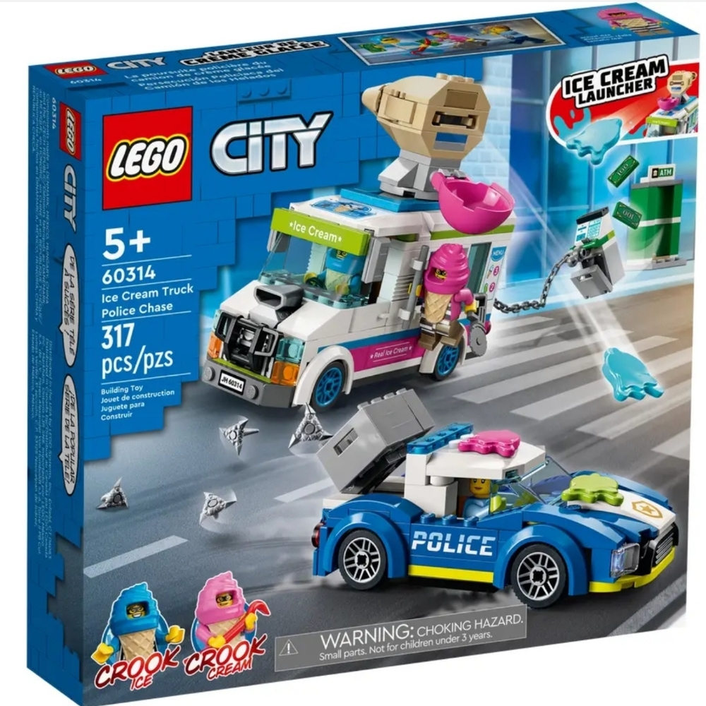 LEGO® City Ice Cream Truck Police Chase 60314 [New Toy] Brick